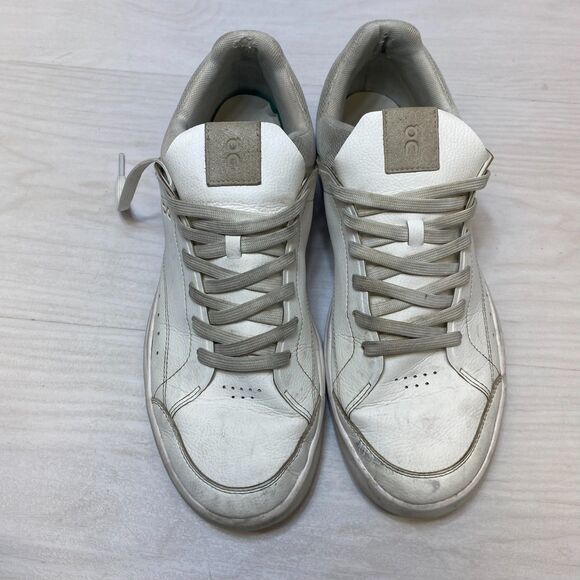 On‎ The Roger Centre Court Sneakers Men\'s Size 11 White Leather Comfort Lace Up main image 4